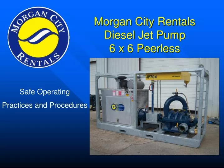 morgan city rentals diesel jet pump 6 x 6 peerless