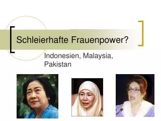 schleierhafte frauenpower