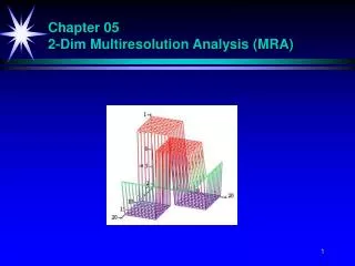 Chapter 05 2-Dim Multiresolution Analysis (MRA)