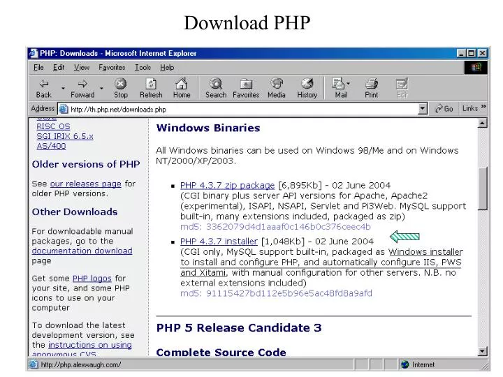 download php