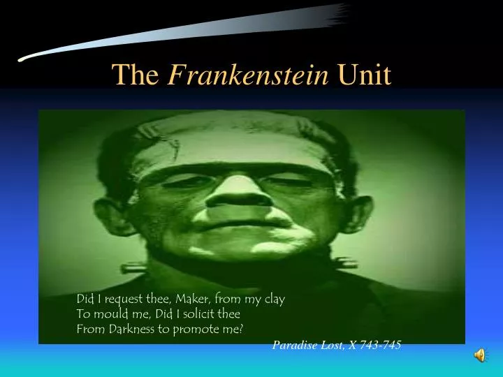 the frankenstein unit