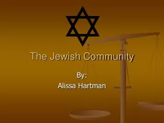 The Jewish Community