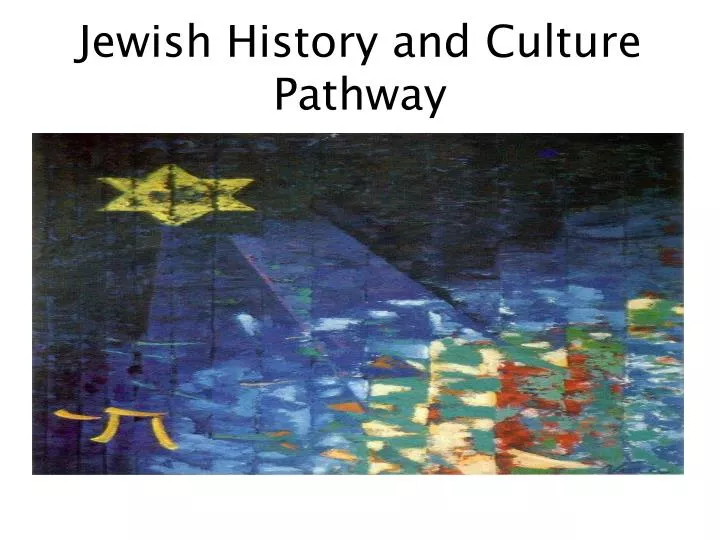 jewish history and culture pathway