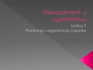menad ment u ugostiteljstvu