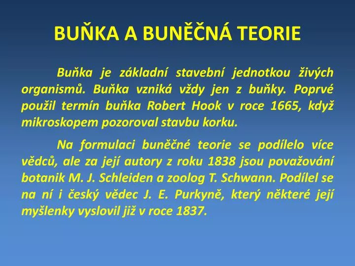 bu ka a bun n teorie