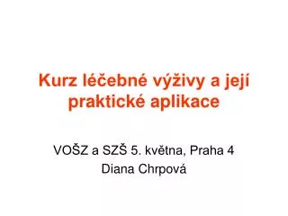 kurz l ebn v ivy a jej praktick aplikace