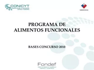 programa de alimentos funcionales