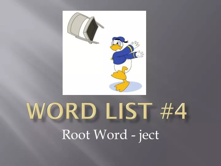 word list 4