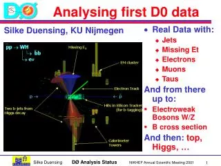 Analysing first D0 data