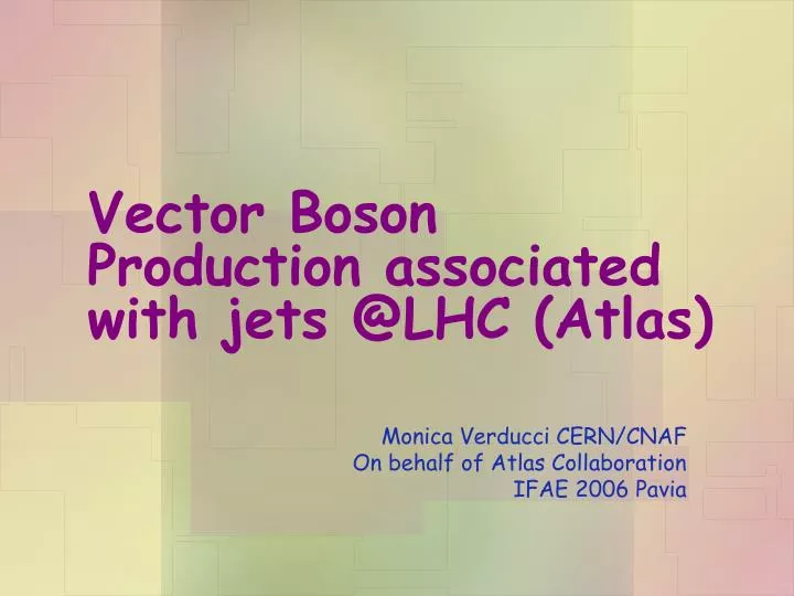 vector boson production associated with jets @lhc atlas