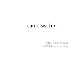 camp walker