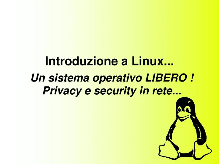 un sistema operativo libero privacy e security in rete