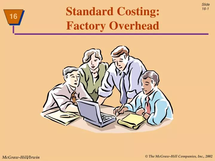 standard costing factory overhead