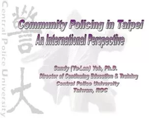 Community Policing in Taipei