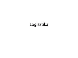 logisztika