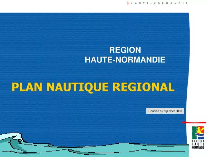 plan nautique regional