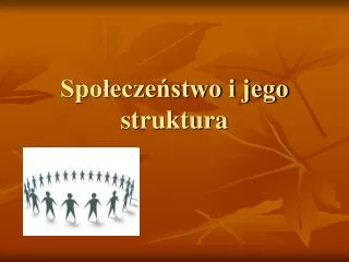 spo ecze stwo i jego struktura