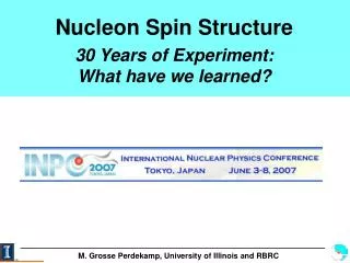 Nucleon Spin Structure 30 Years of Experiment: What have we learned?