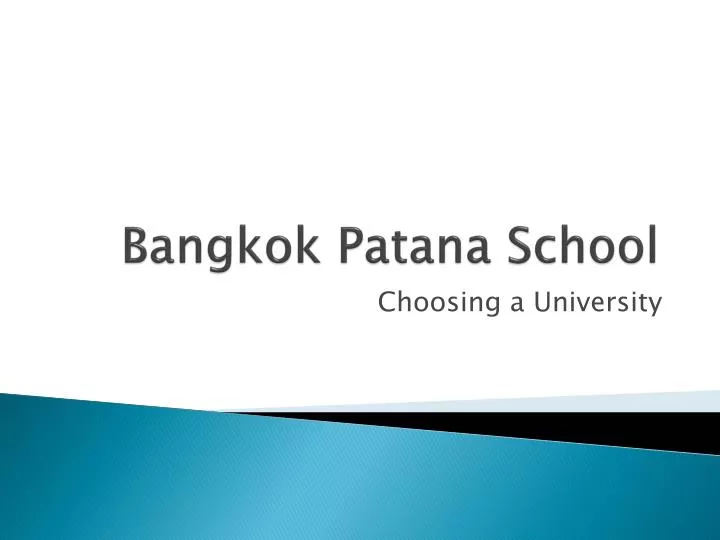 bangkok patana school