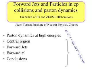 Forward Jets and Particles in ep collisions and parton dynamics