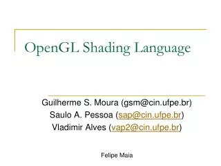 opengl shading language