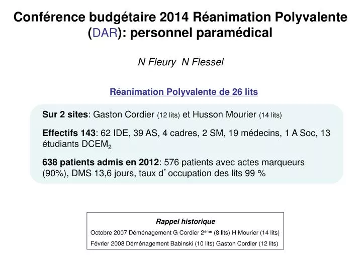 conf rence budg taire 2014 r animation polyvalente dar personnel param dical n fleury n flessel