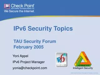 IPv6 Security Topics