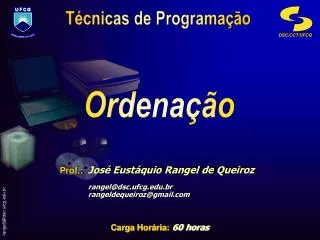 prof jos eust quio rangel de queiroz rangel@dsc ufcg edu br rangeldequeiroz@gmail com
