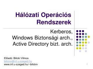 h l zati oper ci s rendszerek
