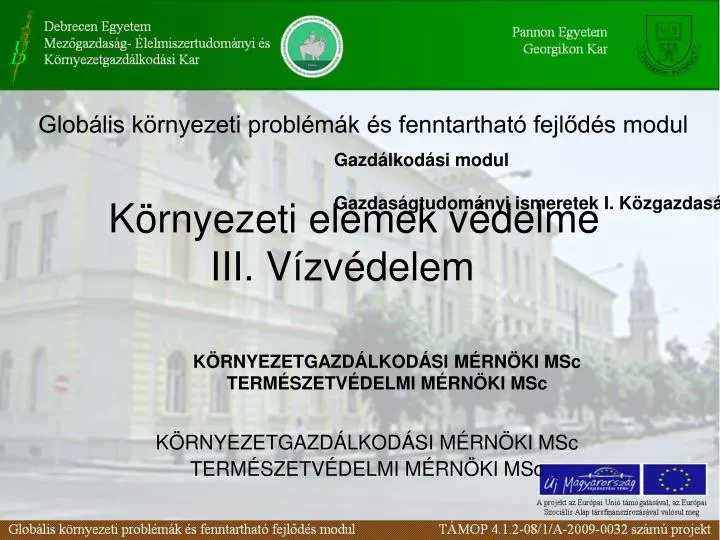 k rnyezeti elemek v delme iii v zv delem