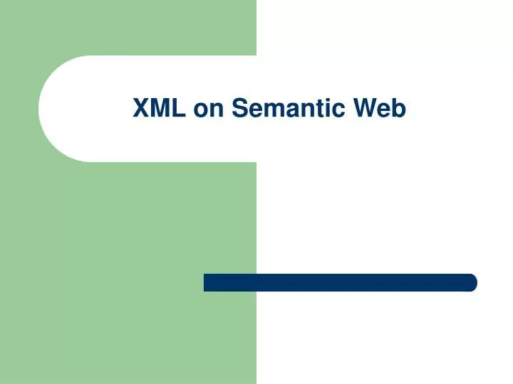 xml on semantic web