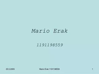 mario erak