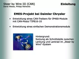 einleitung