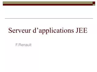serveur d applications jee