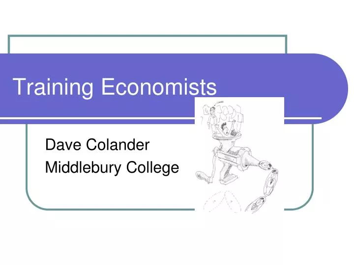training economists