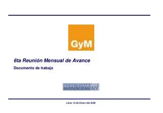 6ta reuni n mensual de avance