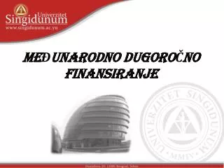 me unarodno dugoro no finansiranje