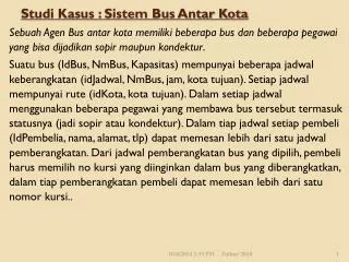 studi kasus sistem bus antar kota