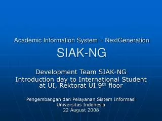 academic information system nextgeneration siak ng