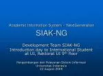 Academic Information System - NextGeneration SIAK-NG - slide 1