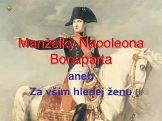 man elky napoleona bonaparta