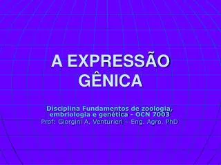 a express o g nica
