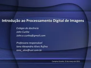 introdu o ao processamento digital de imagens