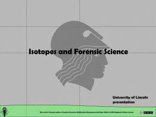 Isotopes and Forensic Science