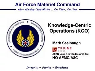 Knowledge-Centric Operations (KCO)
