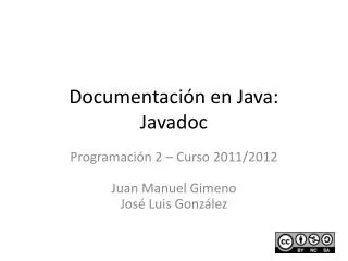 documentaci n en java javadoc