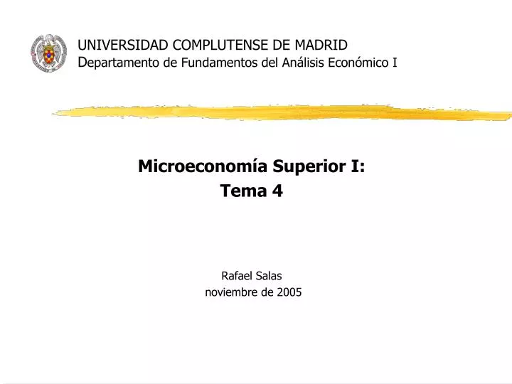 universidad complutense de madrid d epartamento de fundamentos del an lisis econ mico i