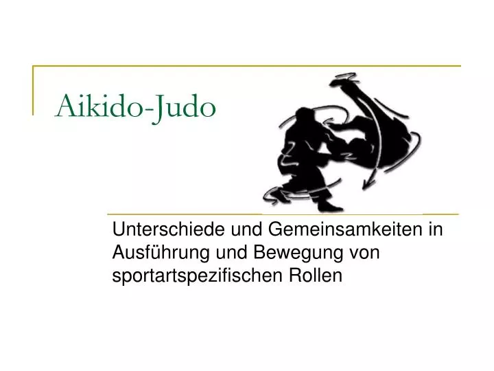 aikido judo