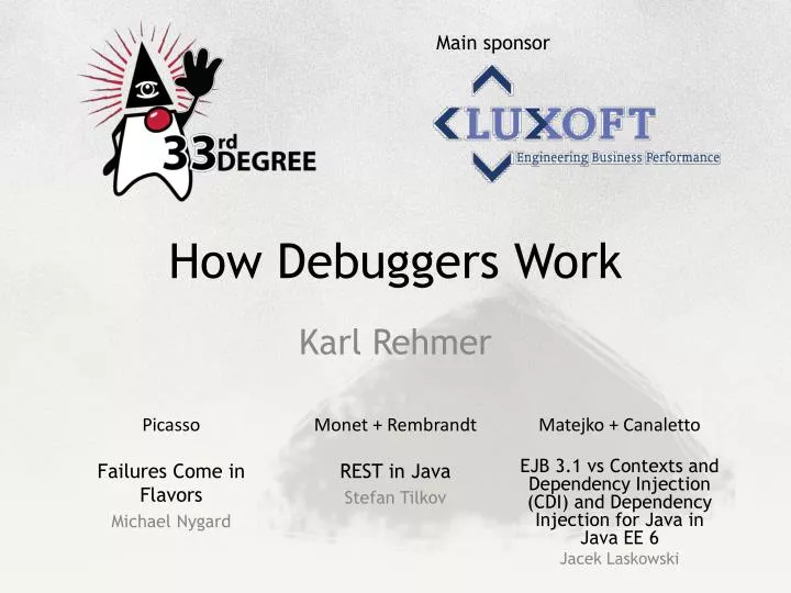 how debuggers work