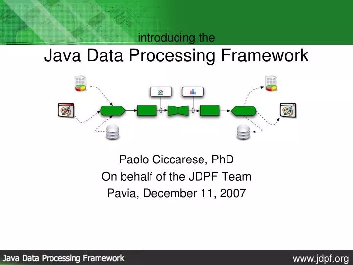 introducing the java data processing framework